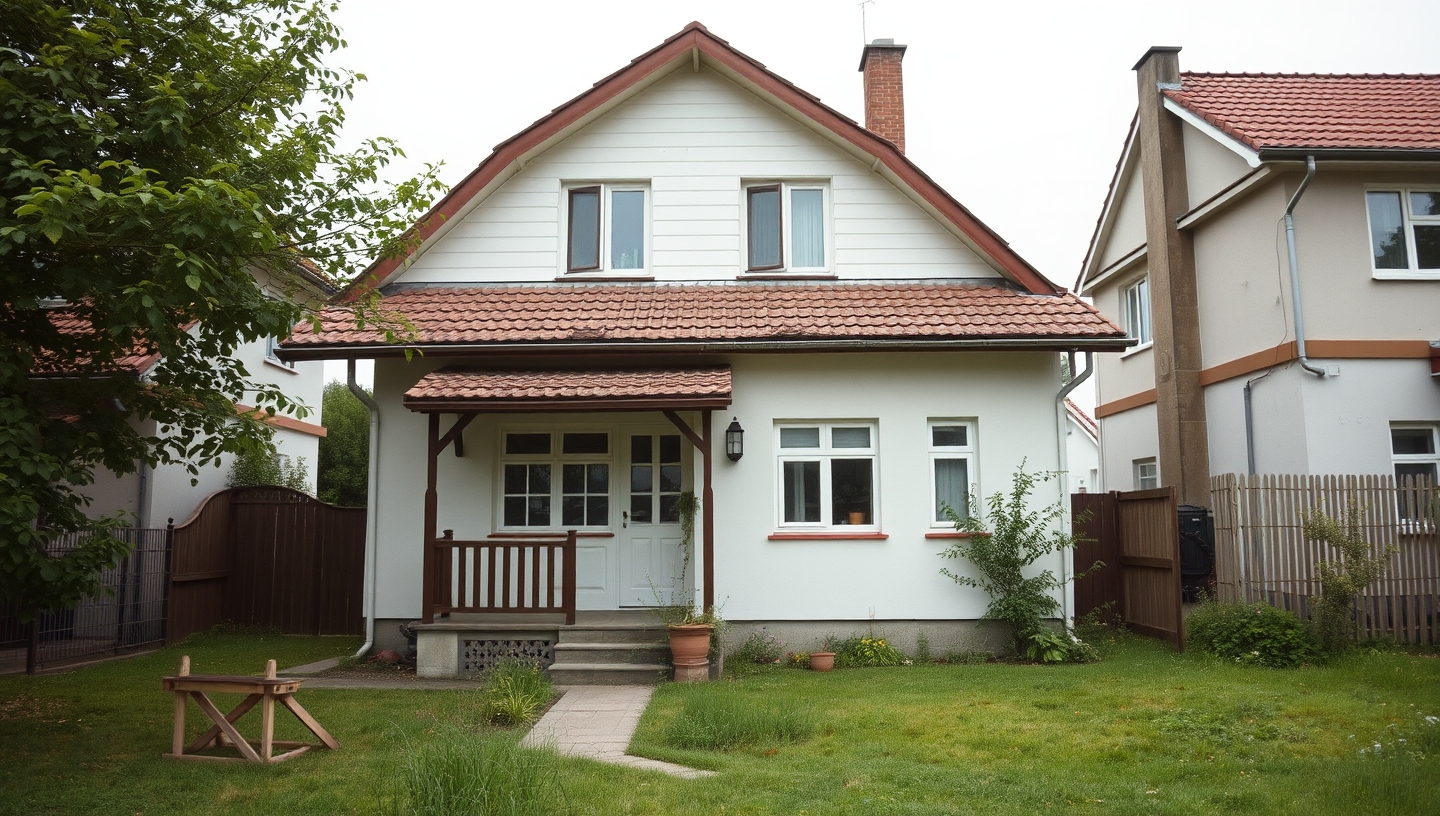 Eladó övezeti családi ház Balatonlelle szélén — Balatonlelle