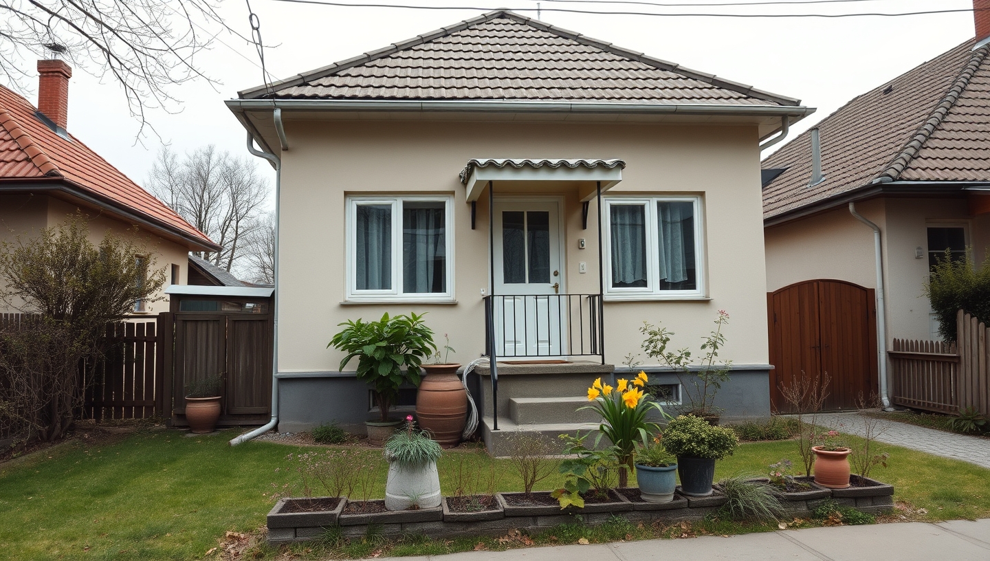 Eladó kertkapcsolatos ház Balatonszárszó mellől — Balatonszárszó